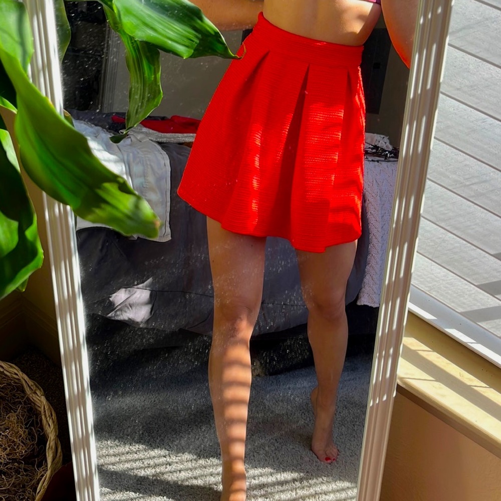 Orange skirt